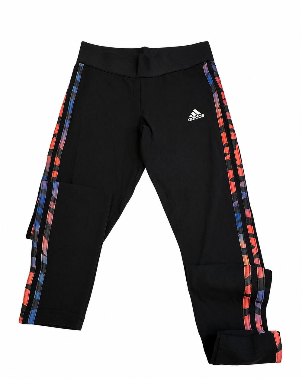Adidas Women’s Loungewear Essentials 3-Stripes Leggings Black Pink Size S